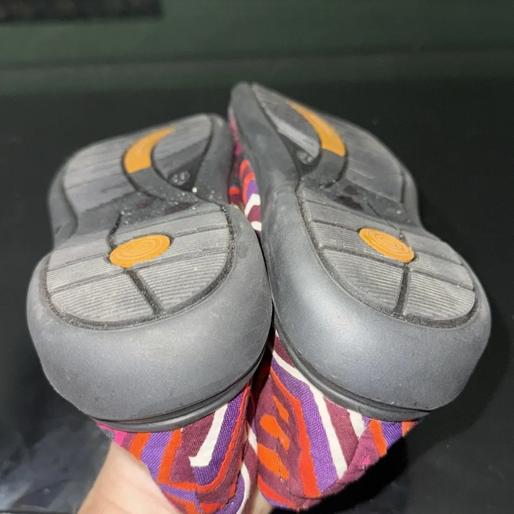 MOLAS4U Colorful Kuna Molas Art Vegan Flats Slip-on Shoes NWOB Size 9 UK 39